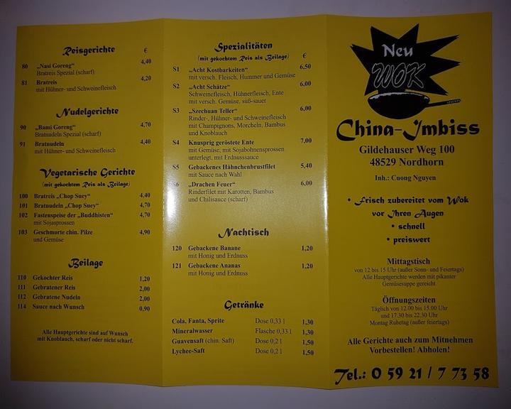 China-Imbiss Wok